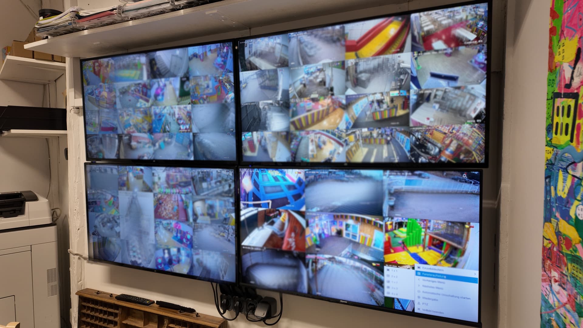Übersicht der installierten Kameraanlage